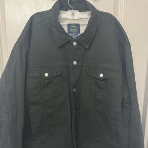 Milano Bay Vintage Fleece Denim Jacket- XL